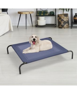 Large Indoor Outdoor Camping Steel Frame Elevated Pet Cot Mat