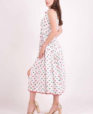 Women's Olinda Cotton Tiered Midi Dress