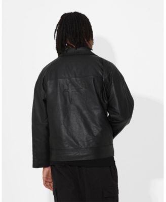 Men's Oversized Leather Bomber