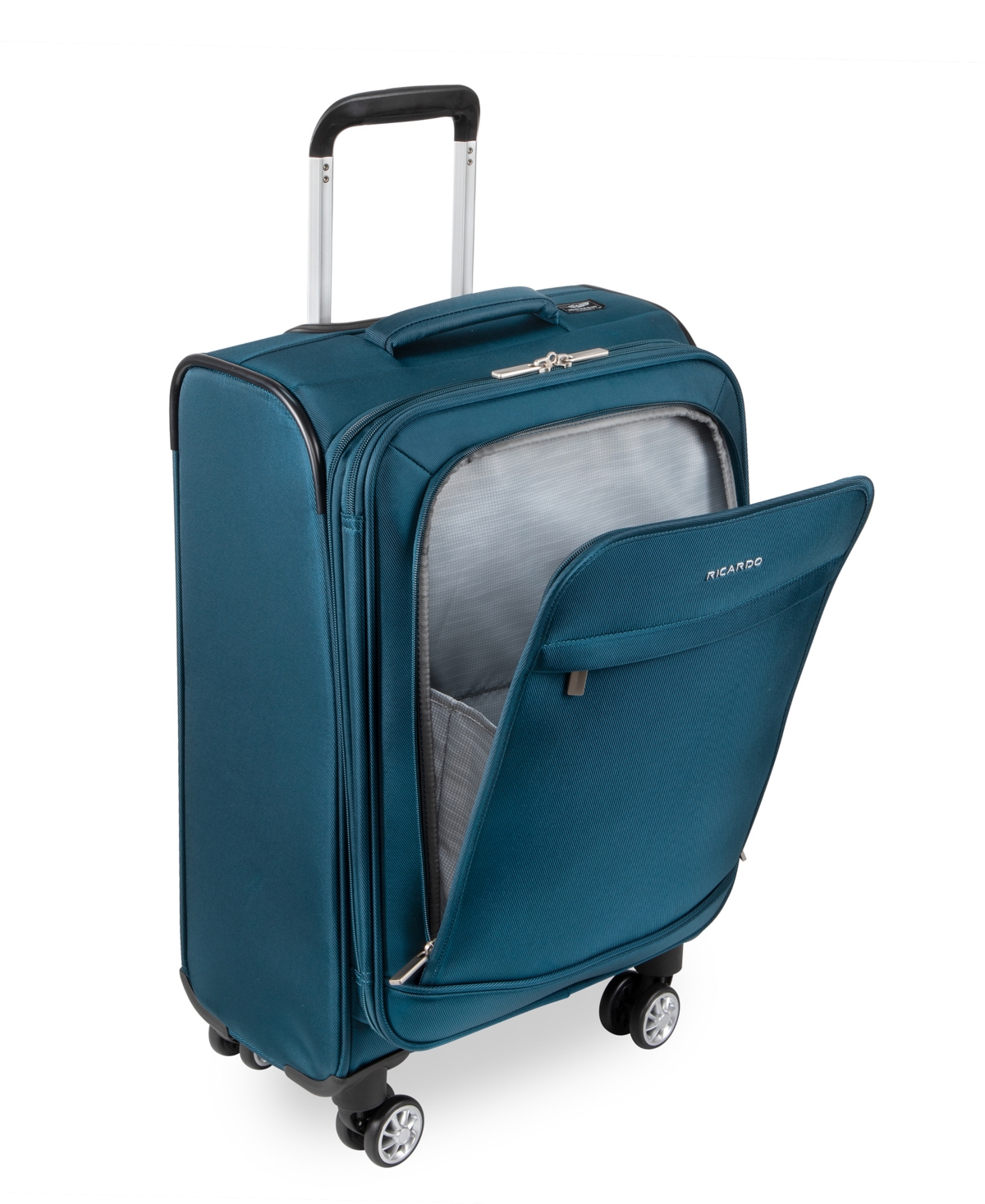 Ricardo Torrance Softside 21" Carry-on Spinner Suitcase In Blue
