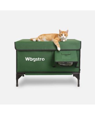 AllGuard Outdoor Heated Cat House – Night Camo