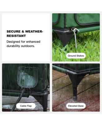 AllGuard Heated Outdoor Cat Shelter with Camera –