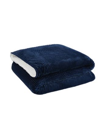 Plush Corduroy Blanket, Full/Queen
