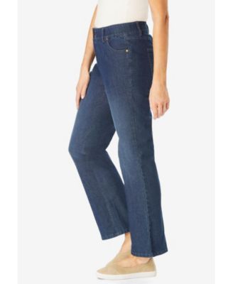 Women's Within Tall Secret Solutions Tummy Smoothing Bootcut Stretch Denim Jeans