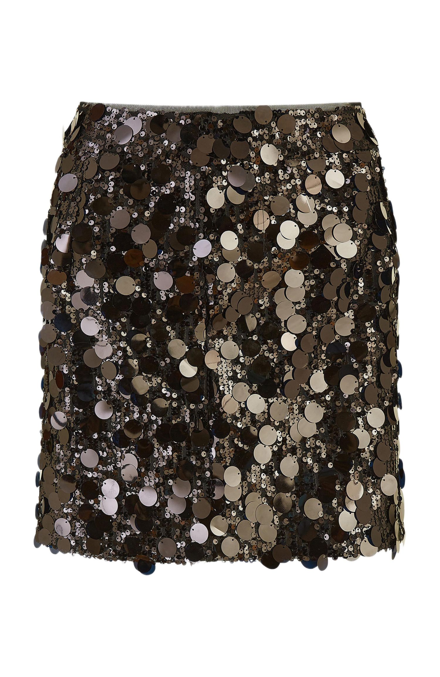 Women's Big Sequin Mini Skirt
