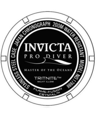 Men's 17886 Pro Diver Quartz Multifunction Green Dial Watch