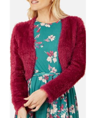 Women's Eyelash Knit Bolero