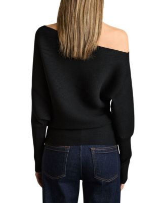 Women's Asymmetric Drape Knitted Top