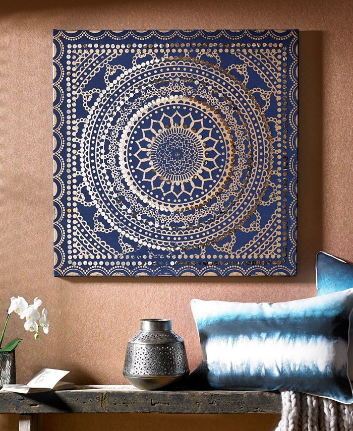 Graham & Brown Embellished Ink Fabric Canvas Macy's