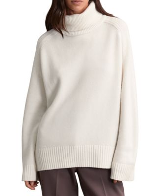 REISS - Women's Wool-Cashmere Roll-Neck Sweater