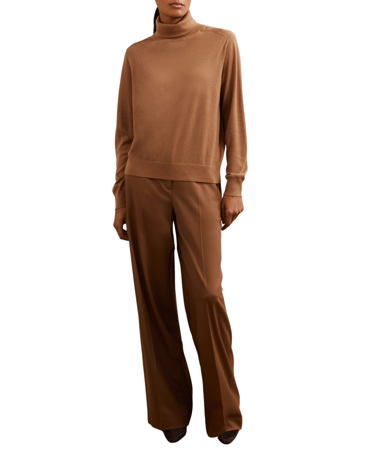 Reiss Women's Wool Roll-Neck Sweater