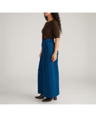 Women's Plus Size Palais Wide Leg Ponte Pants