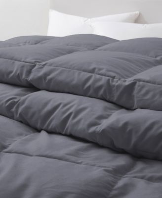 Warm and Cozy 360 Thread Count All Season Down and Feather Fiber Comforter, Twin