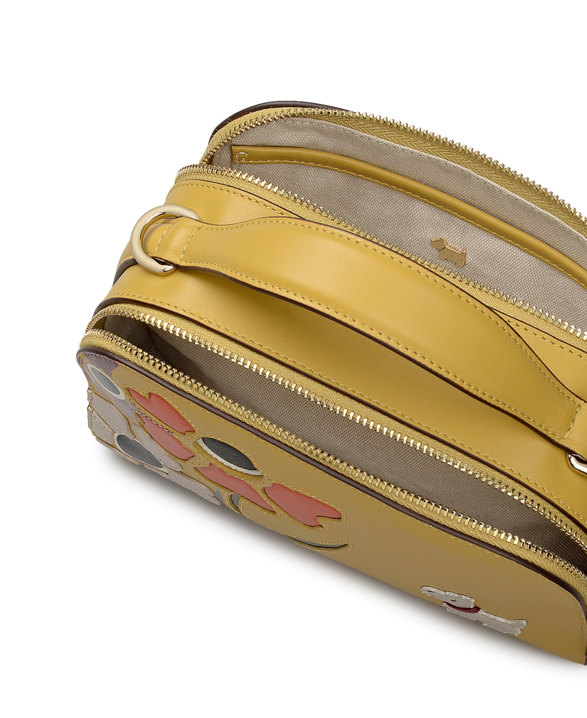 Radley London Floribunda Mini Zip Top Crossbody Bag In Brown