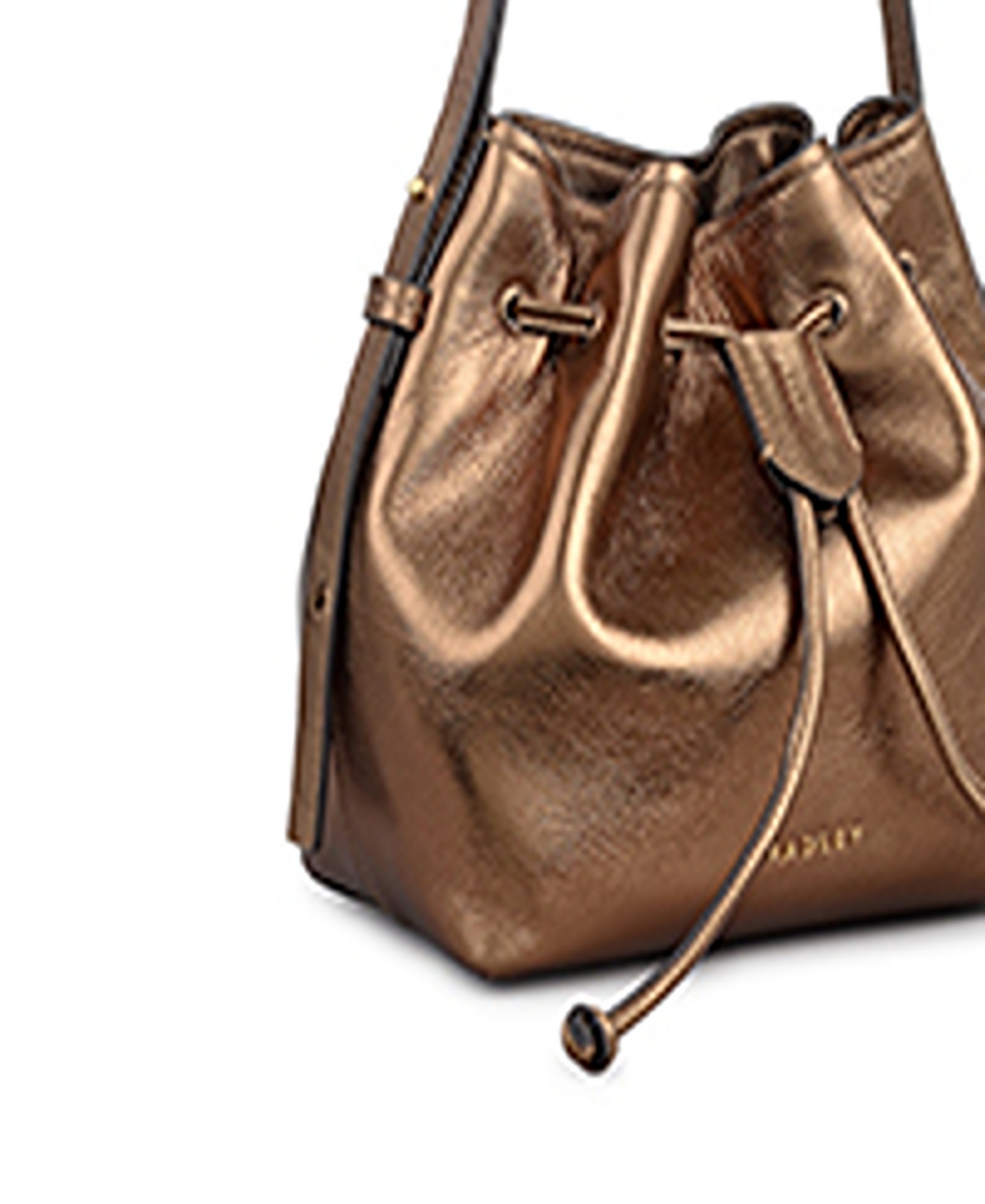 Radley London York Mews Metallic Mini Drawstring Shoulder Bag