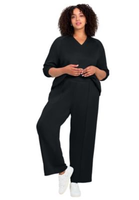 Women's Seamed Wide Leg Pant