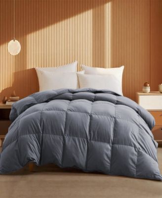 Warm and Cozy 360 Thread Count All Season Down and Feather Fiber Comforter, King