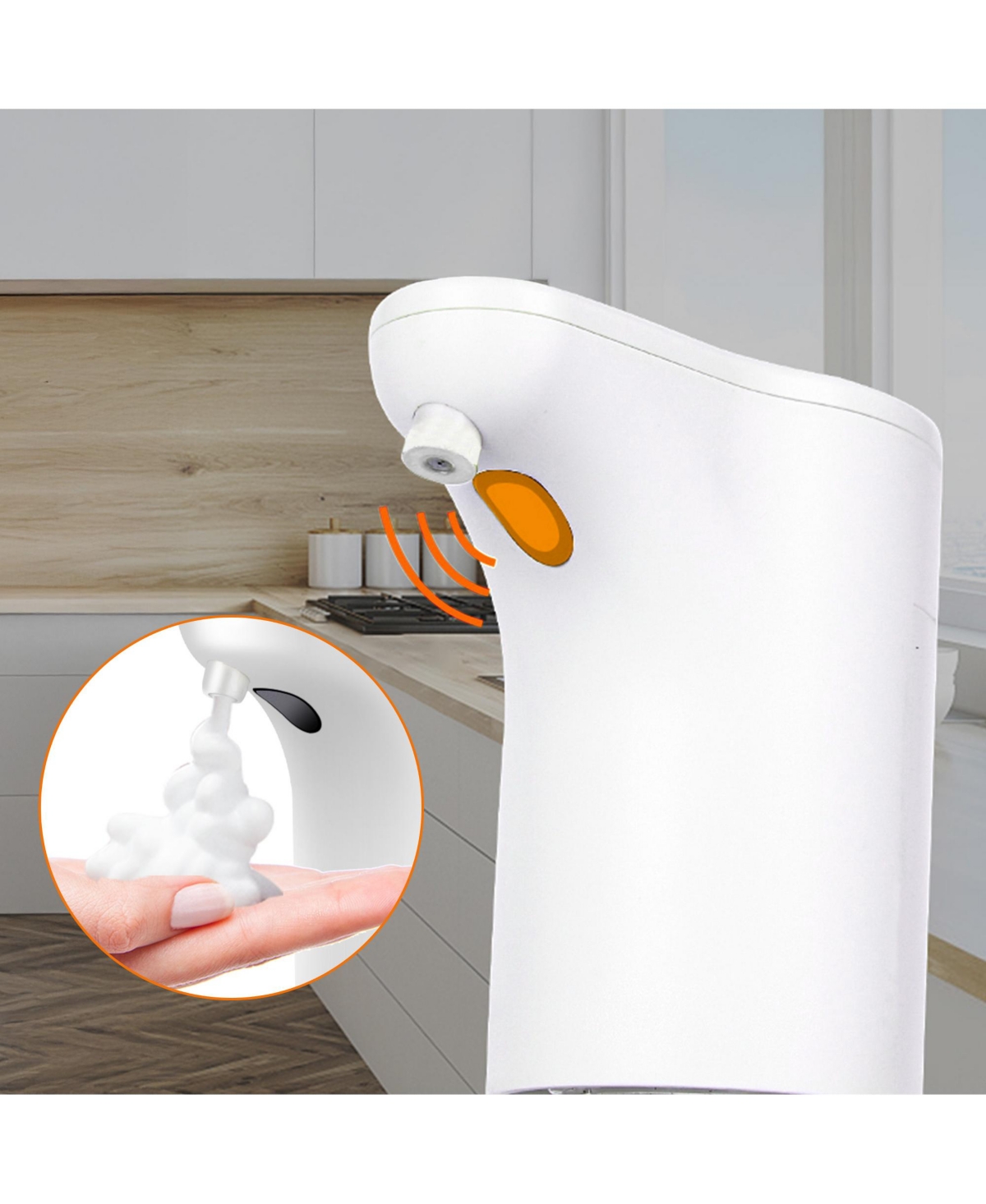 Cheer Collection Automatic Touchless Foam Soap Dispenser – 300ml, Sensor Activated, Waterproof