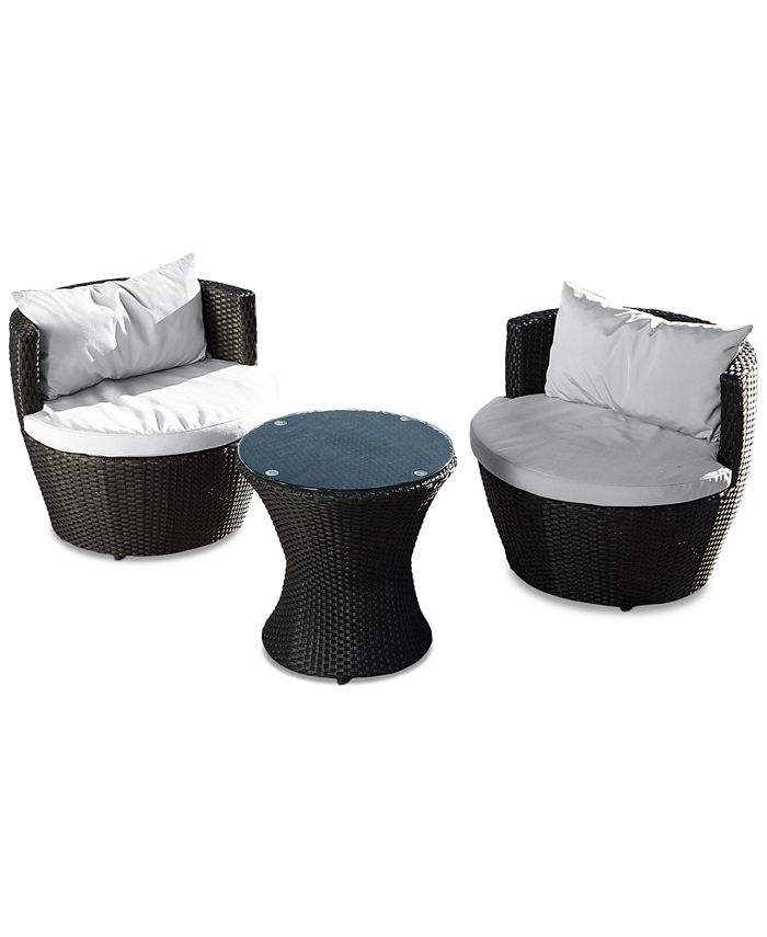Noble House - Wilden 3-Pc. Chat Set, Direct Ship