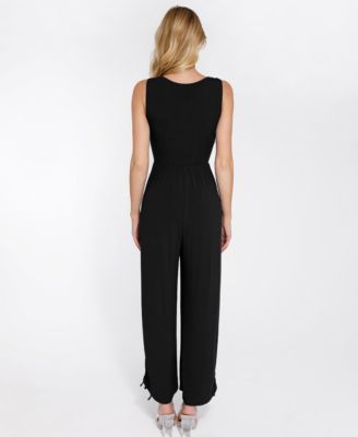 Women's Shapewear Square Neck Tummy Control Wide Leg Jumpsuit