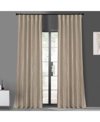 Faux Silk Taffeta Blackout Curtain