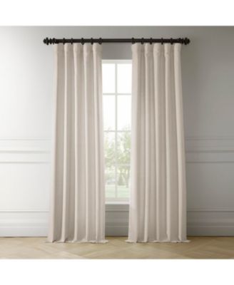 Italian Faux Linen Room Darkening Curtain