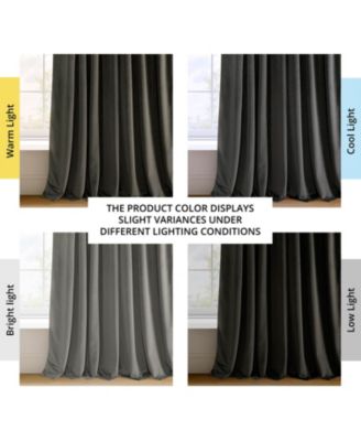 Signature Extra Wide Velvet Blackout Curtain