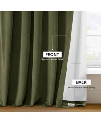 Signature Velvet Blackout Curtain