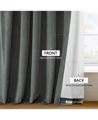 Signature Velvet Blackout Curtain