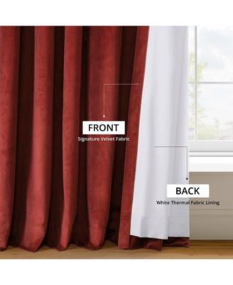 Signature Velvet Blackout Curtain