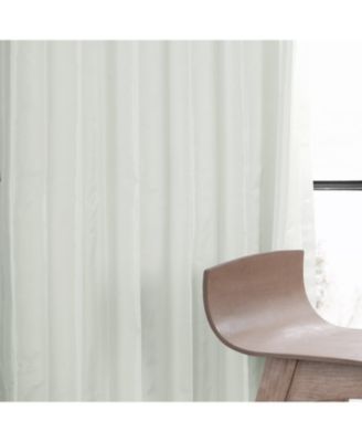 Eggshell Faux Silk Taffeta Blackout Curtain