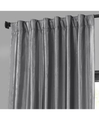 Faux Silk Taffeta Blackout Curtain