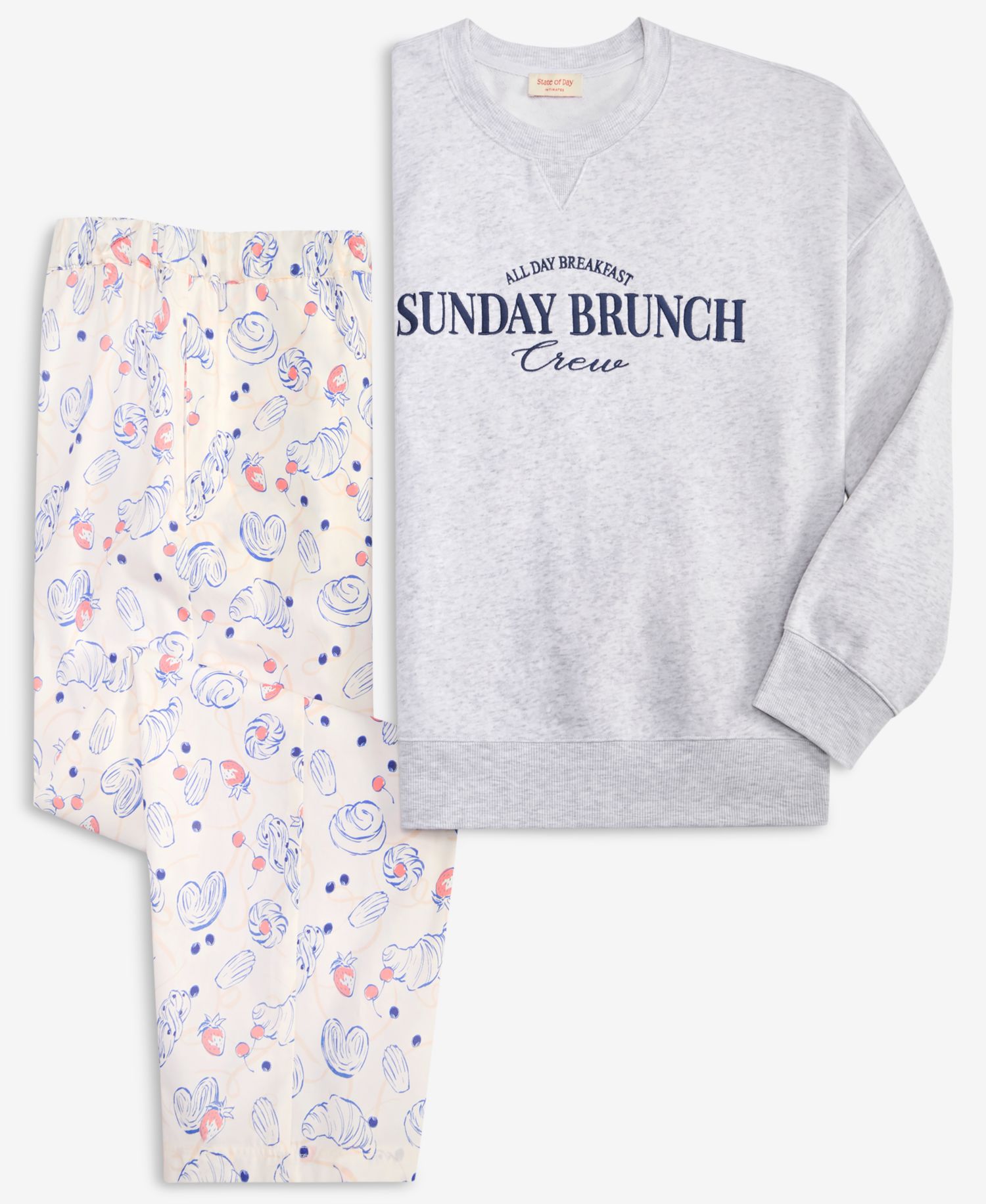 Women's French Terry Graphic Crewneck Sweatshirt