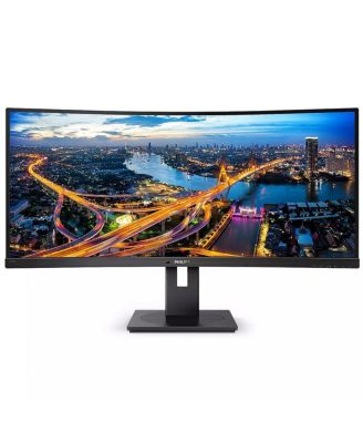 346B1C Ultrawide 34" Curved Monitor, UltraWide QHD 2K, USB-C and Built-in KVM Switch