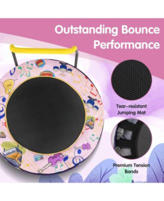 Mini Trampoline Folding Small Rebounder for Kids with Lights