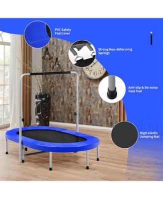 2-Person Foldable Mini Kids Fitness Rebounder Trampoline