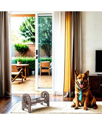 Conscious Pet Feeder Repurposed Poly Lumber Adjustable Height for On-the-Go Meals