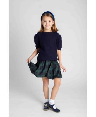 Big Girls Plaid Bubble Skirt
