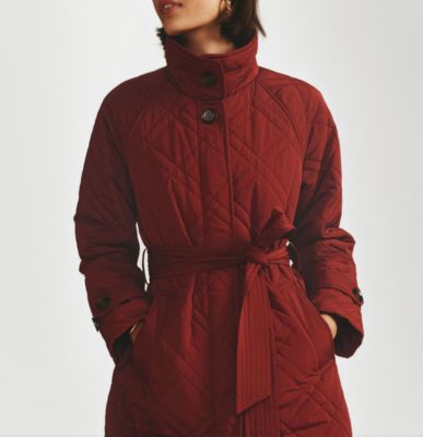 Plus Size Nehra Quilted Coat