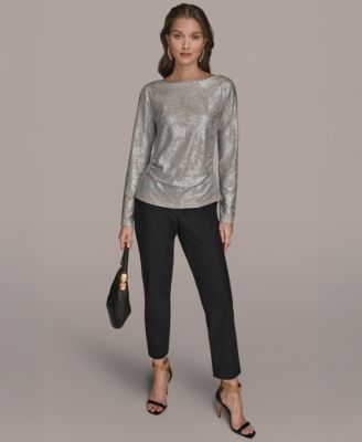 Women's Long-Sleeve Foil Top