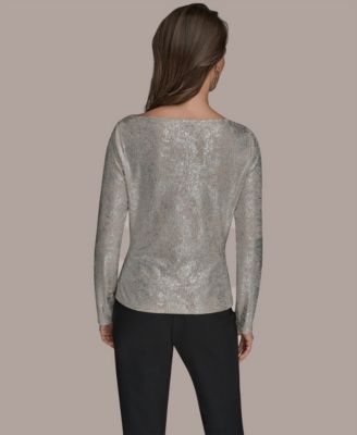 Women's Long-Sleeve Foil Top