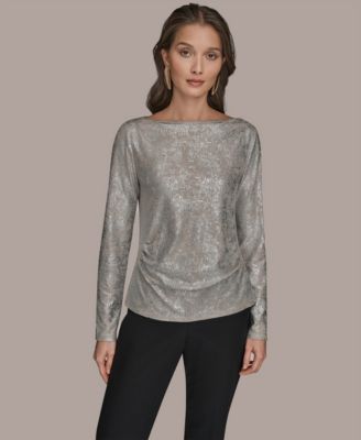 Women's Long-Sleeve Foil Top