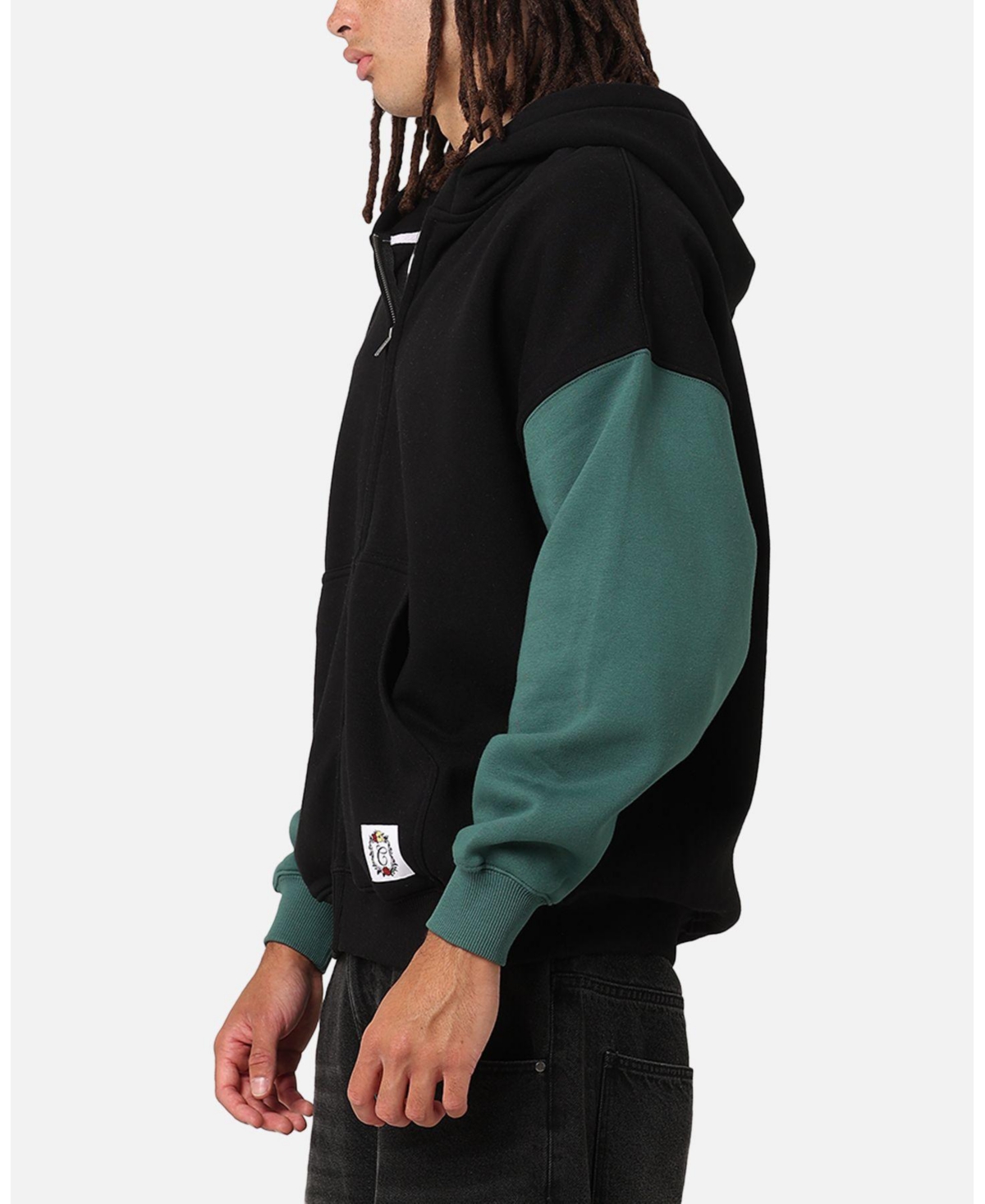 Carre Men's Floral Full Zip Hoodie