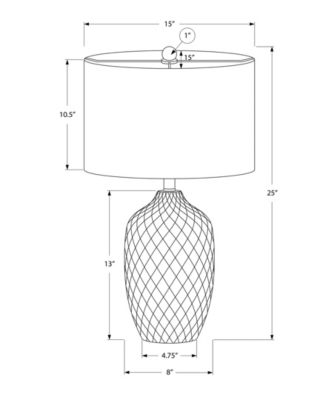Lighting 25" Ceramic Table Lamp