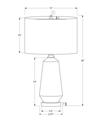 Lighting 26" Ceramic Table Lamp