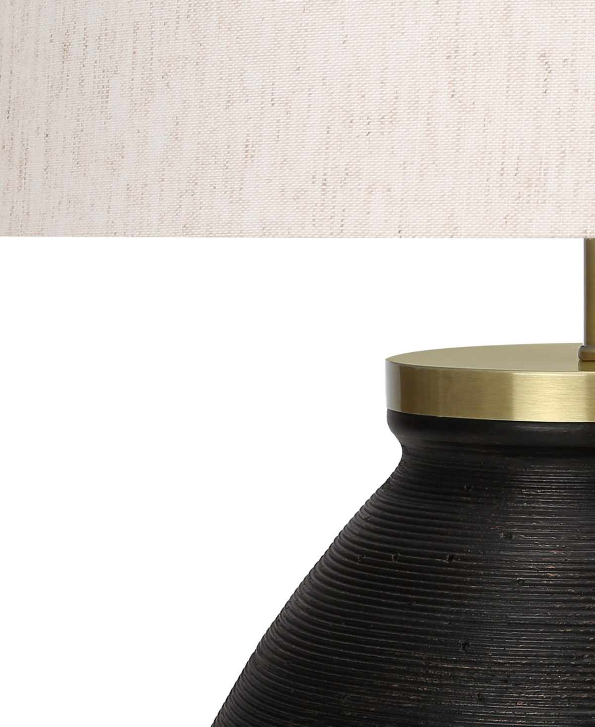 Monarch Specialties Lighting 25" Linen Table Lamp