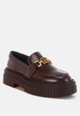 Womens Grosbeak Horsebit Chunky Loafers