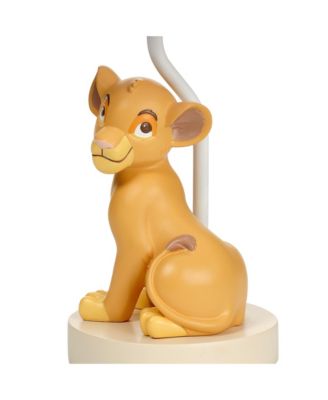 Disney Baby Lion King Safari Custom Hand-Painted Lamp with Shade