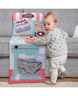 Interactive 2-n-1 Soft Toddler Cupcake/Bakery Pillow Play Set