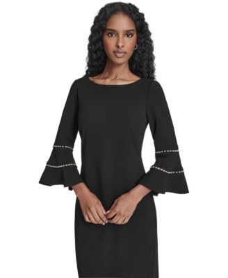 Women's Boat Neck Sheath Dress